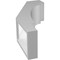Ekena Millwork 4-in. W x 8-in. D x 16-in. H Merced Architectural Grade PVC Knee Brace BRCP04X08X16MRC - alternate 3